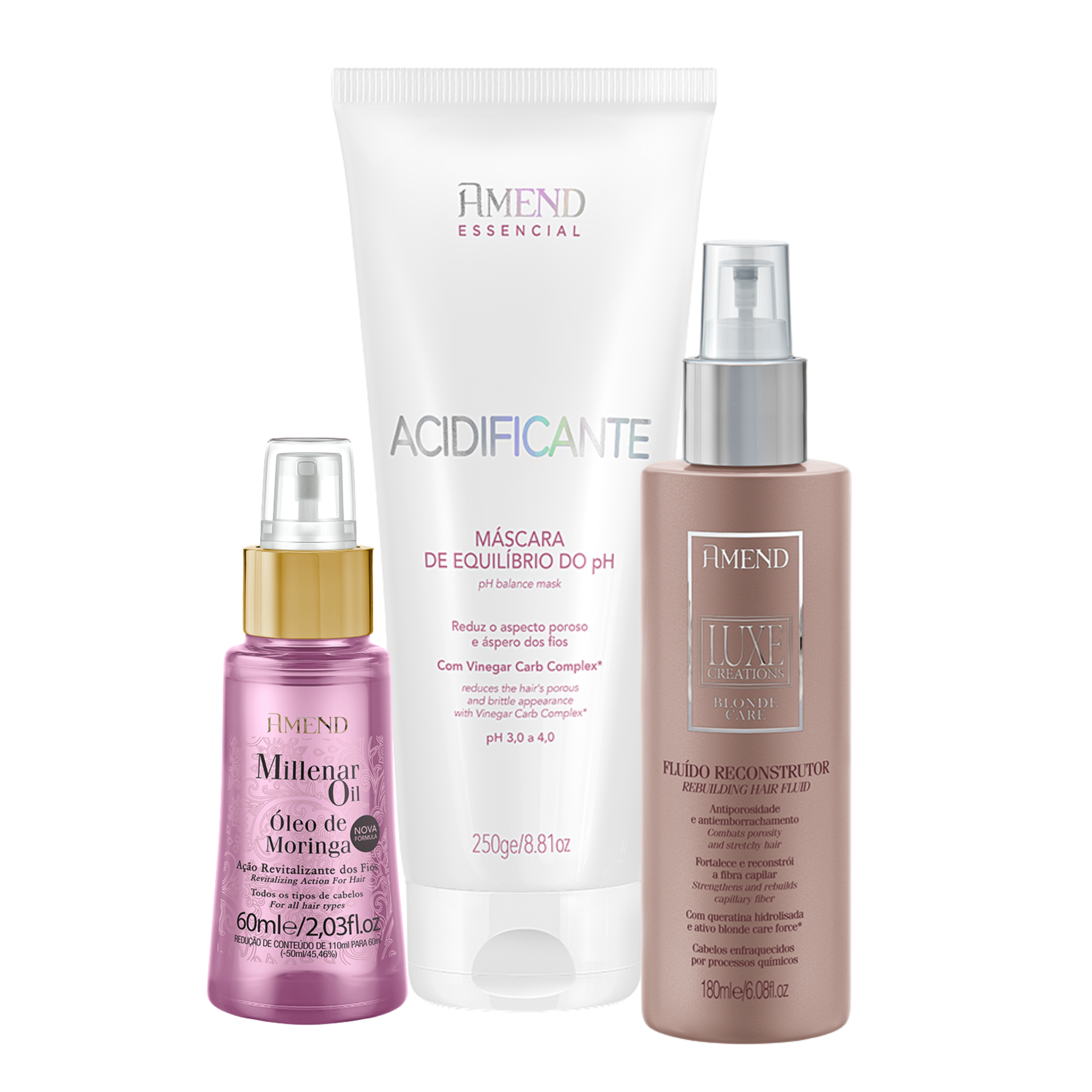 Kit Acidificante e Óleo Moringa | 2 produtos